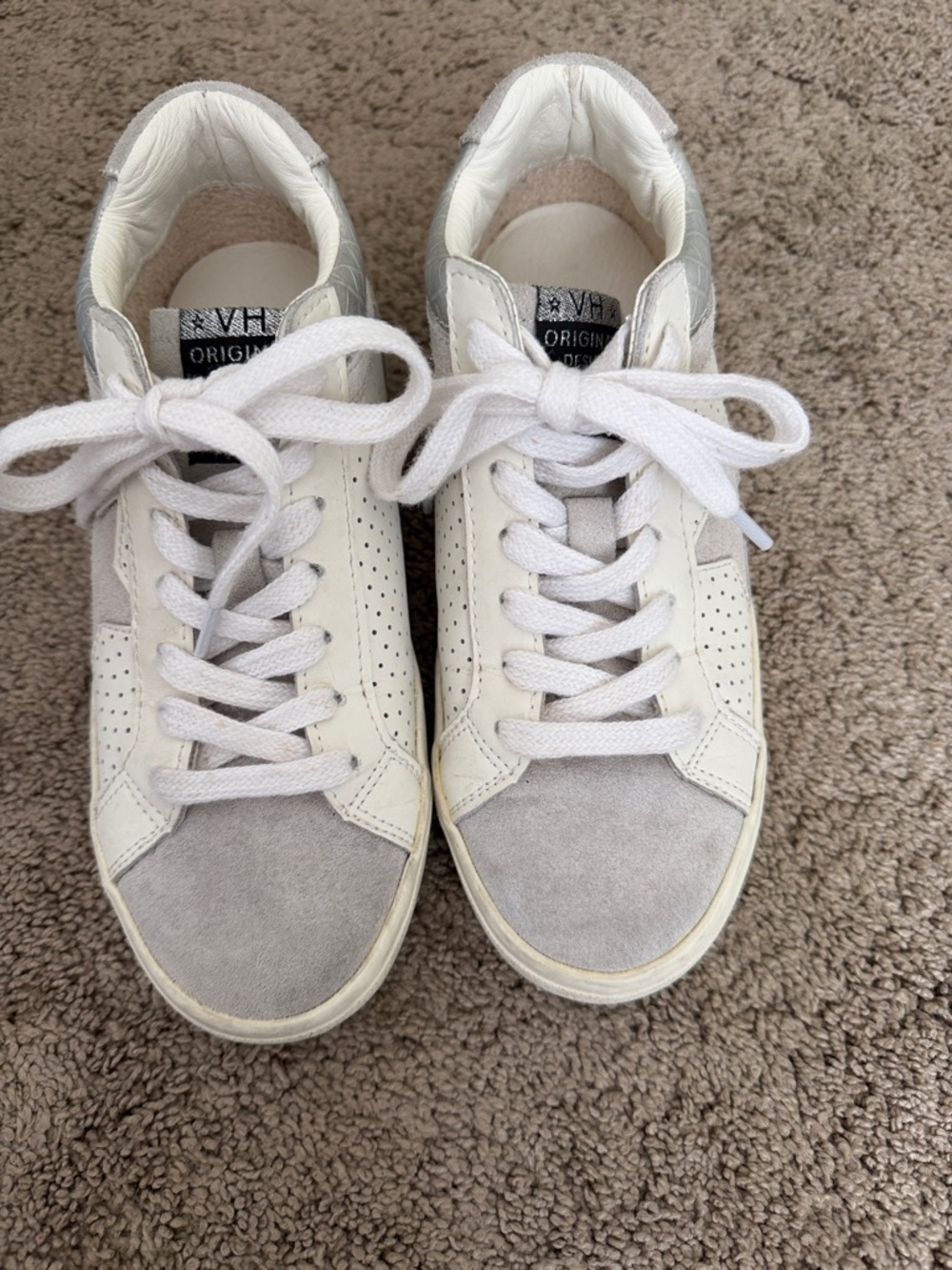 VH Grey & White Suede Leather Sneakers
Vintage Havana